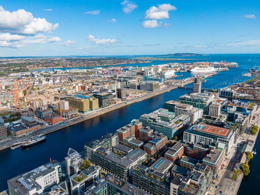 Aerial photo Dublin